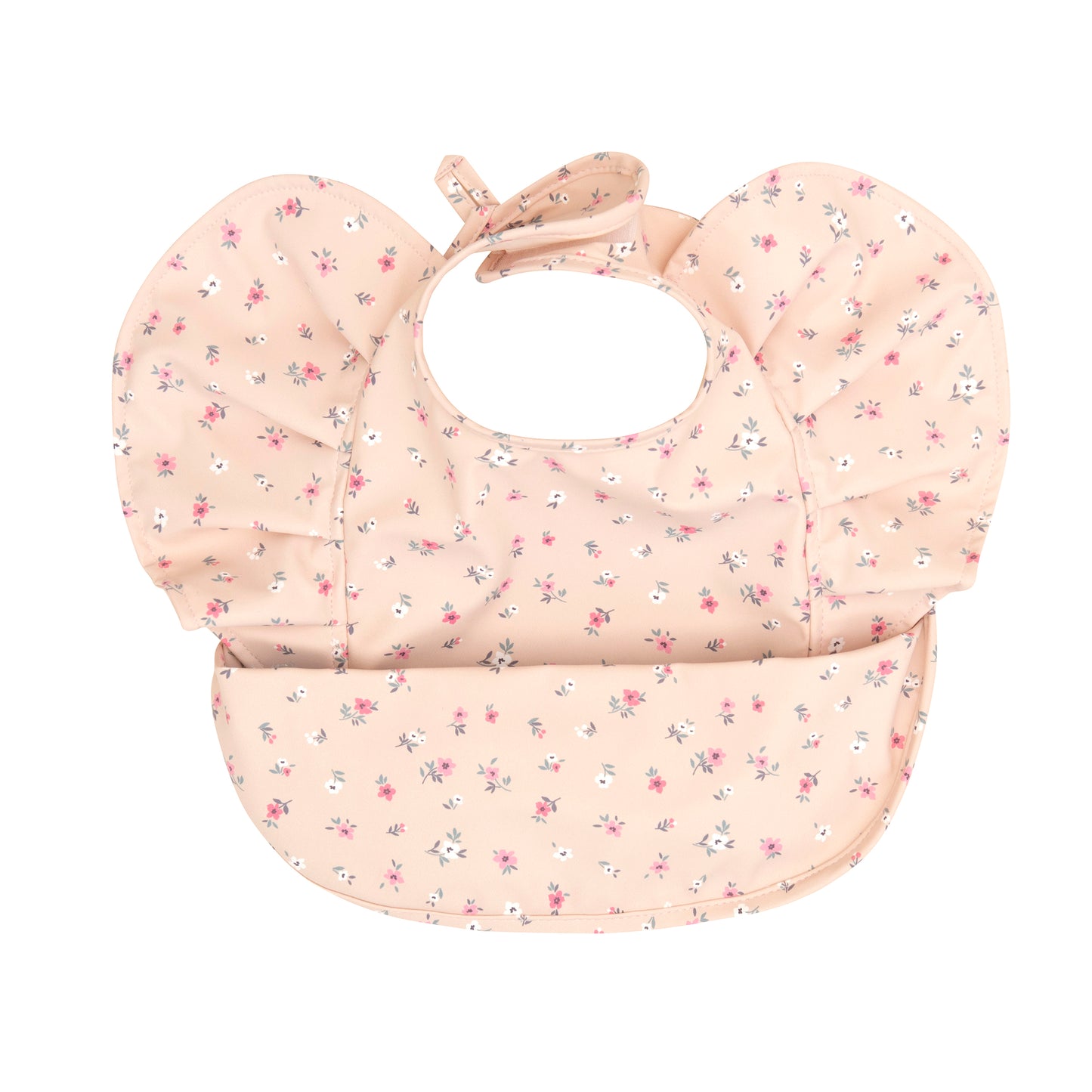 All4Ella Recycled Frilled Pouch Bib - Daisy