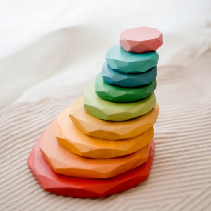 Qtoys Coloured Stacking Stones