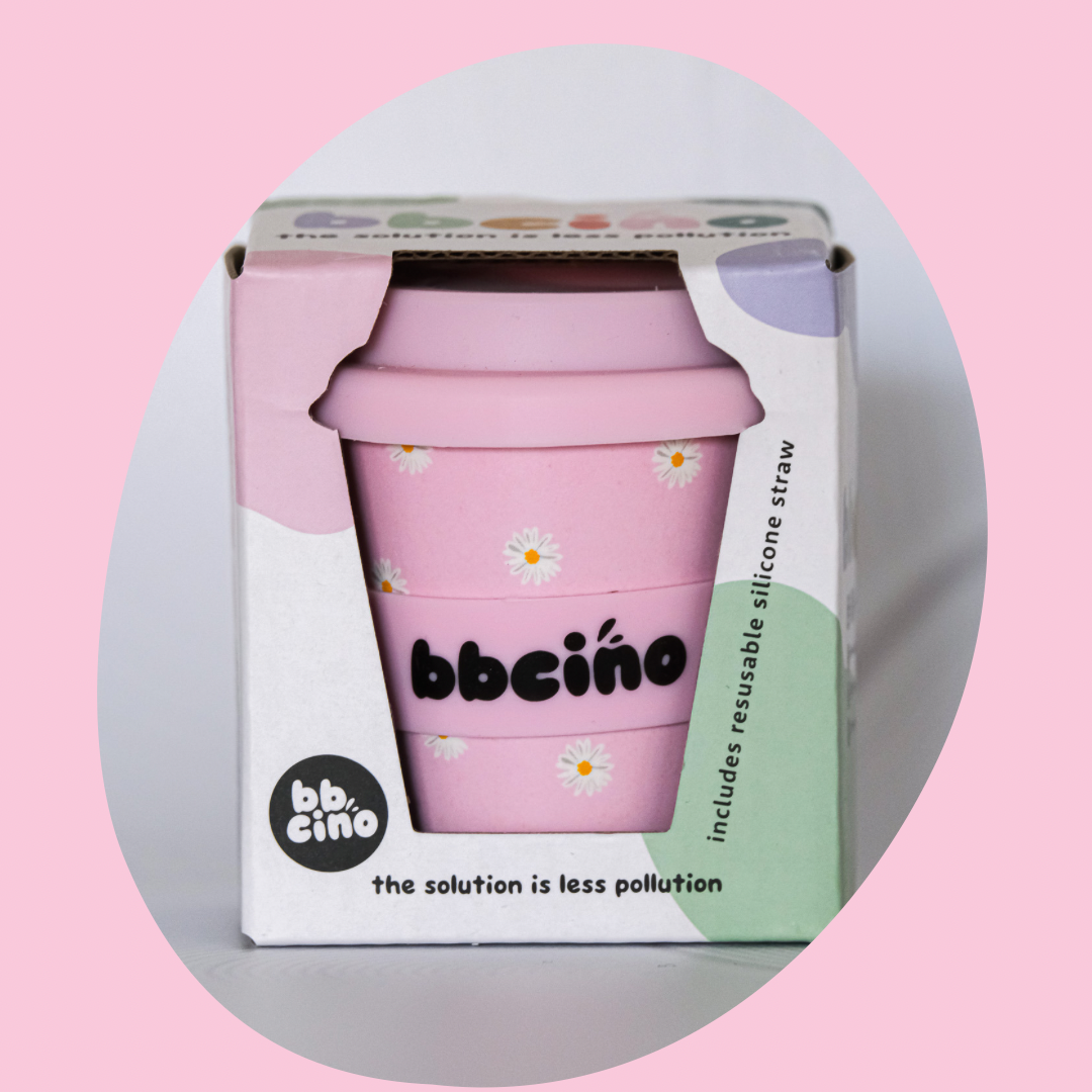 BBcino Cup - Daisy Baby in Pink 120ml