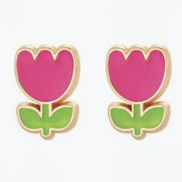 Clip-On Earrings Tulip