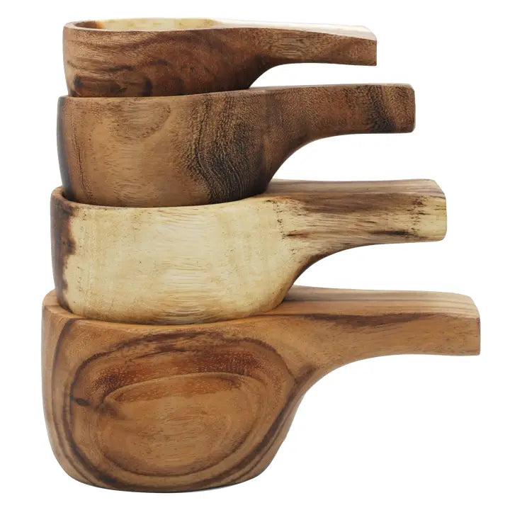 Qtoys Wooden Measuring Cups Set of 4