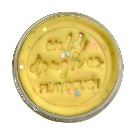 Wild Dough Sunshine Yellow Playdough - Glitter 280g