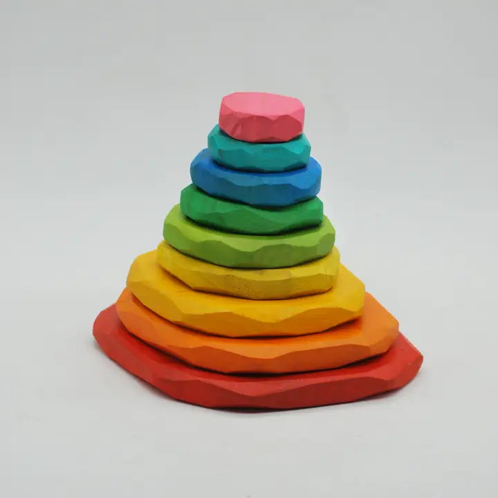 Qtoys Coloured Stacking Stones