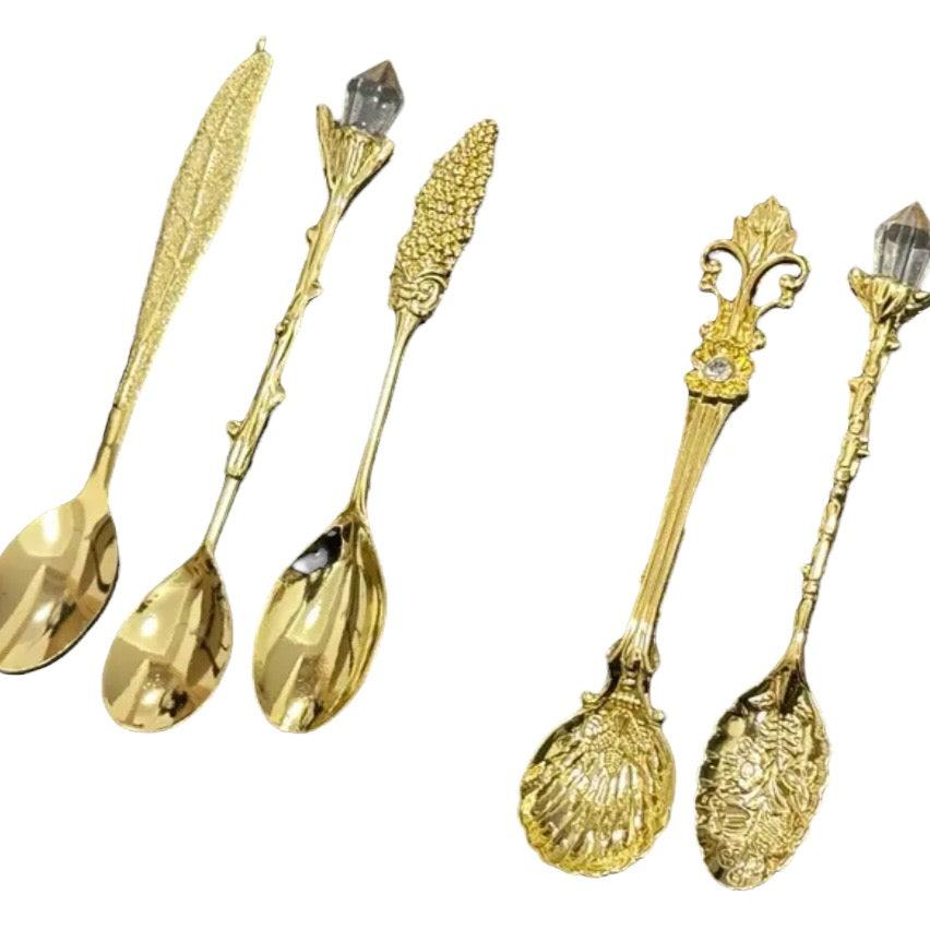 Golden Vintage Stirring Spoon