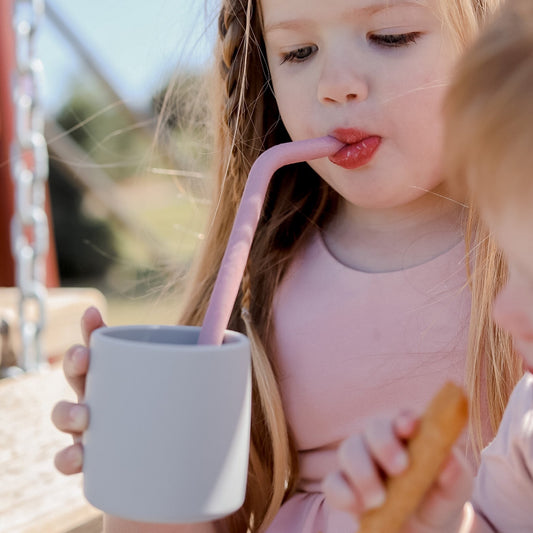 We Might Be Tiny Sippie Cup Set - Grey