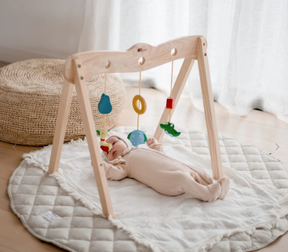 Qtoys Wooden Baby Gym