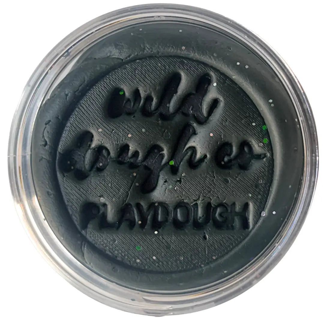 Wild Dough Galaxy Black Playdough - Glitter 280g