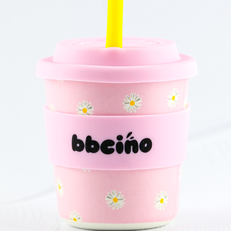 BBcino Cup - Daisy Baby in Pink 120ml