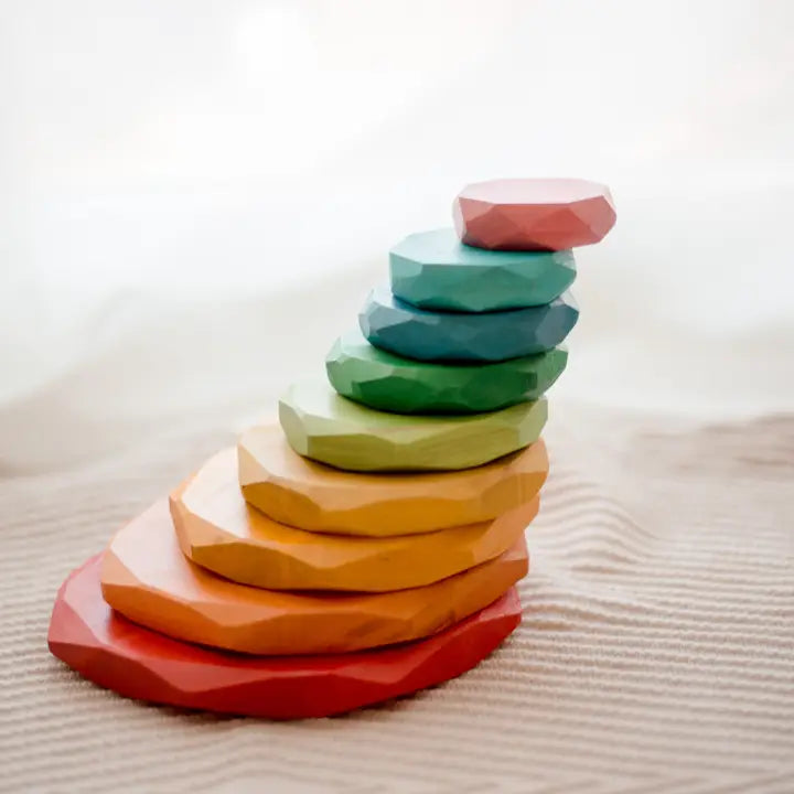 Qtoys Coloured Stacking Stones